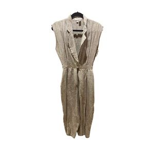 Vintage Perry Ellis Linen Jumpsuit